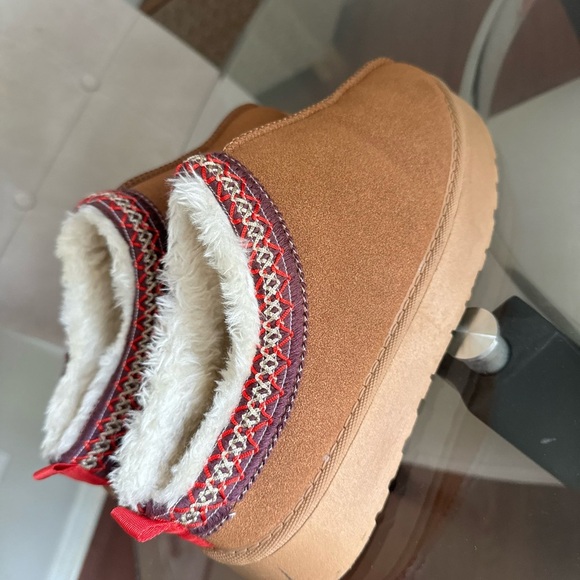 * 
Womens Platform Slippers, Suede Ankle size 10 - Picture 4 of 5